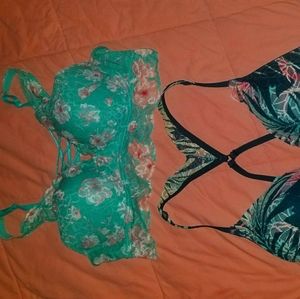 2 Victoria's Secret Pink Bralettes